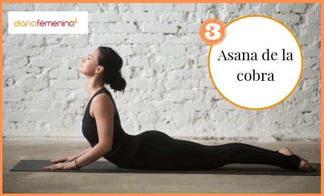 Postura de la cobra para el dolor de espalda