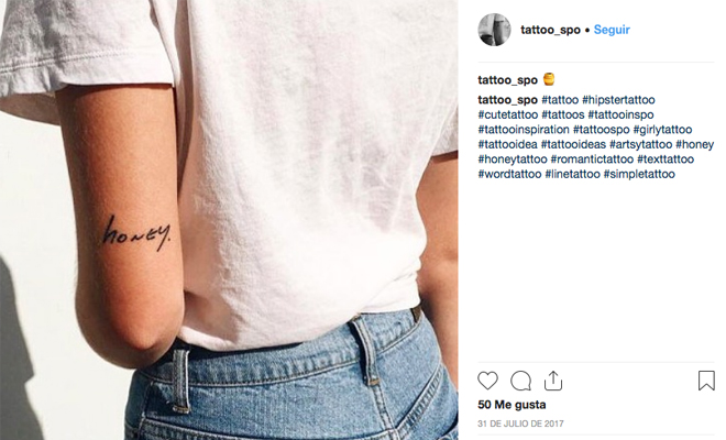 Las palabras más bonitas para tatuarse