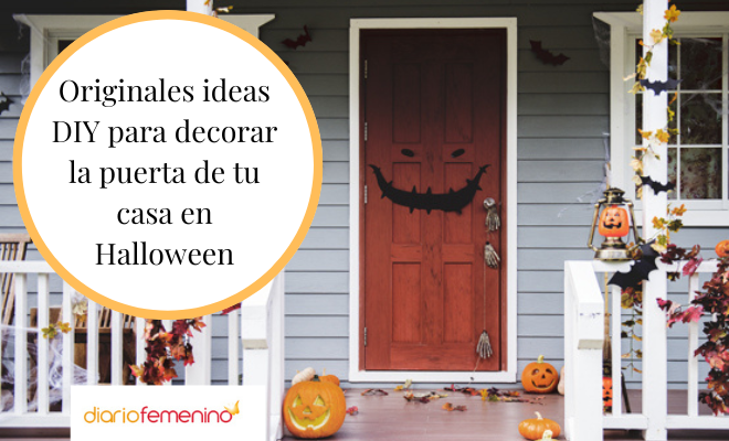  Ideas de decoración de puertas para Halloween (terroríficas y divertidas)