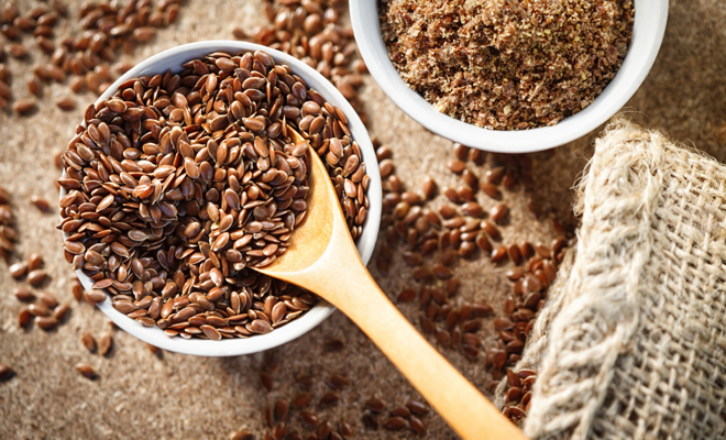 Semillas de lino para el colesterol