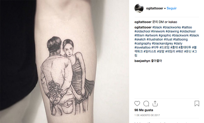 El tatuaje que más les gustará a los románticos