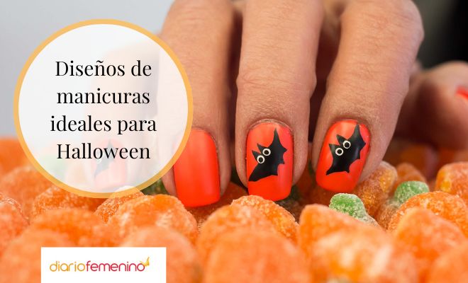 Formas de pintarse las uñas en Halloween