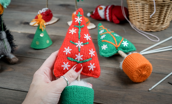 Adornos de Navidad a crochet o con goma eva: manualidades MUY creativas