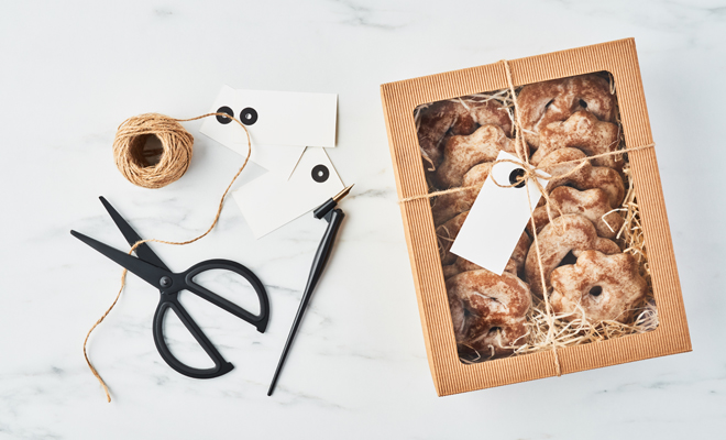 Galletas y chocolates para regalar a tus clientes en Navidad