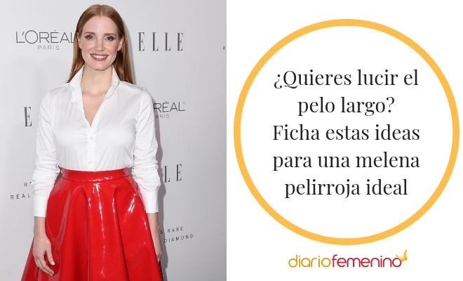 Cortes de pelo para chicas pelirrojas que quieren lucir el pelo largo