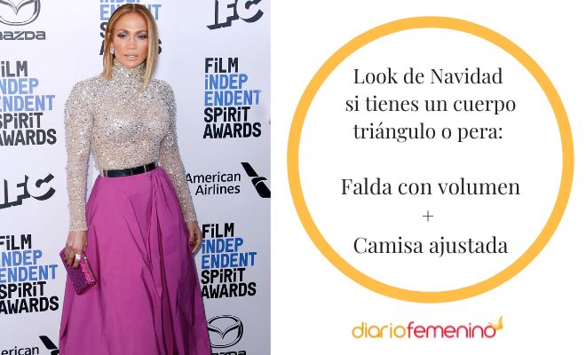 Looks de Navidad y Nochevieja para un cuerpo triángulo o pera