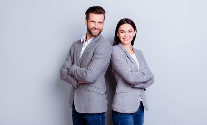 Traje para lucir a juego con tu pareja en las fiestas navideñas