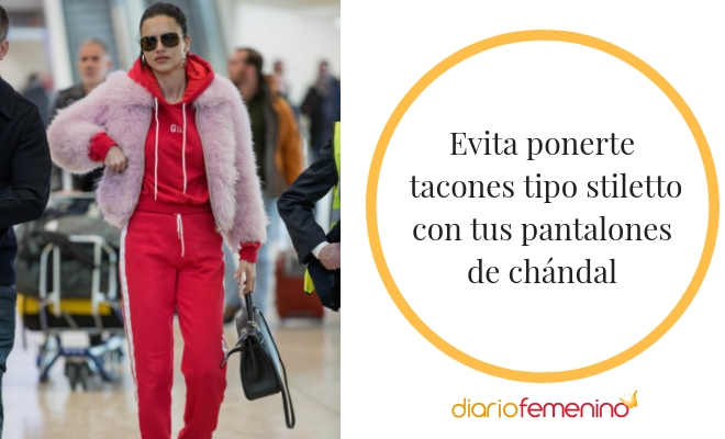 ¿Podrías lucir tacones mientras llevas un chándal?