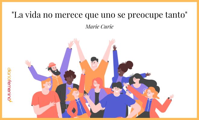 Frase de Marie Curie sobre la vida