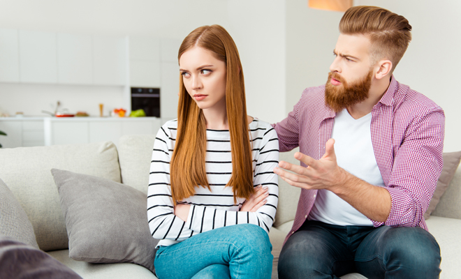 Frases que no deberías pronunciar en una pelea de pareja