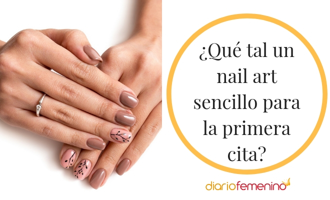 Nail art para la primera cita