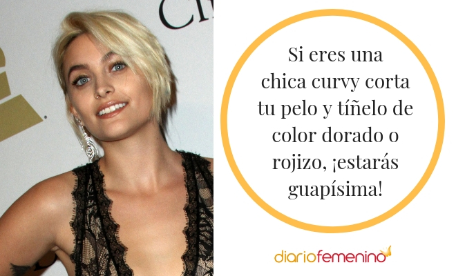 El pelo corto y teñido sienta fenomenal a las chicas con curvas
