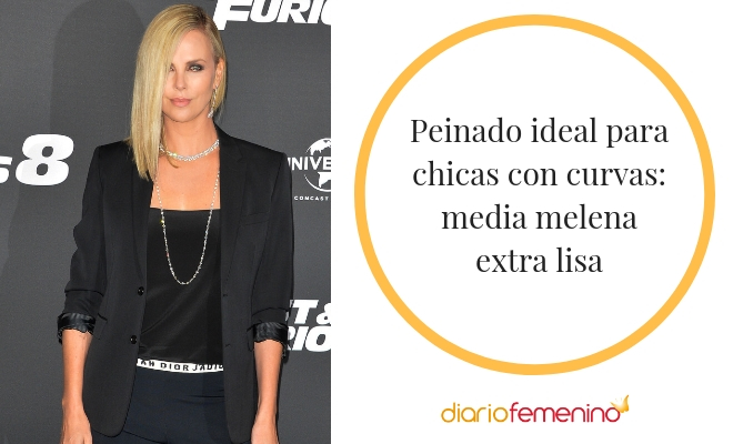 ¿Te animas a lucir una melena lisa y midi si eres una chica con curvas?