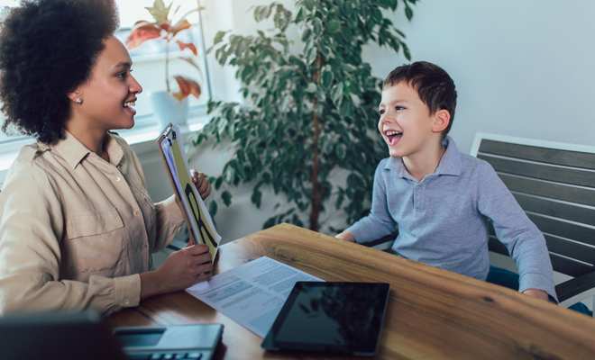 El área de trabajo de un psicólogo y de un psicopedagogo