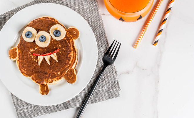 Receta de tortitas para Halloween
