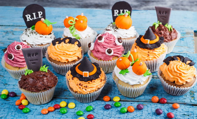 Cómo hacer cupcakes sin gluten para Halloween