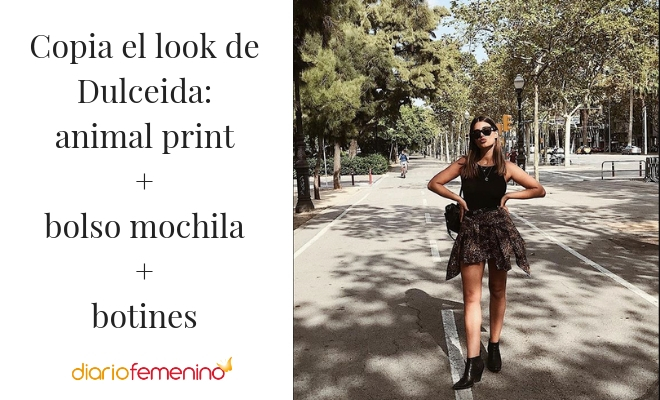 Look animal print de Dulceida