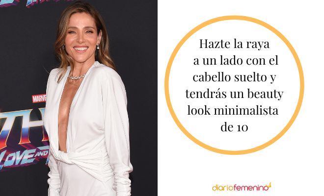 Cómo llevar un peinado con raya a un lado con el pelo suelto