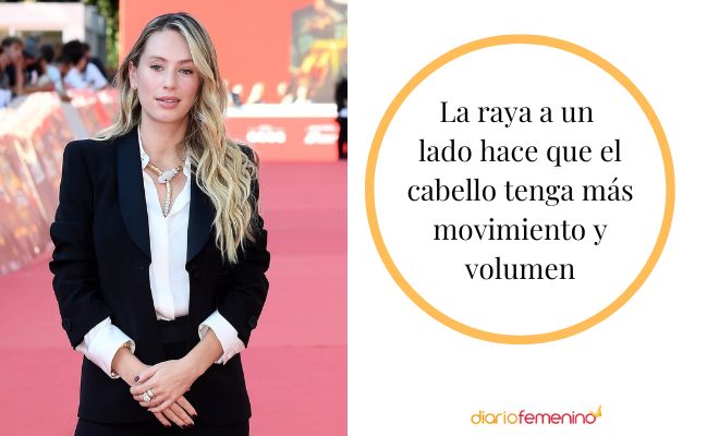 Beneficios de lucir peinados con la raya a un lado