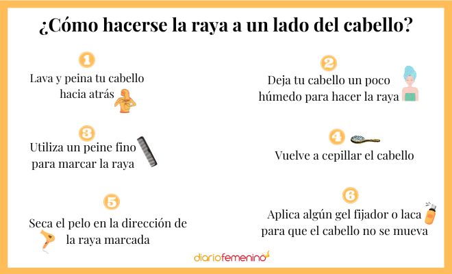 Pasos que debes seguir para hacerte la raya a un lado del pelo