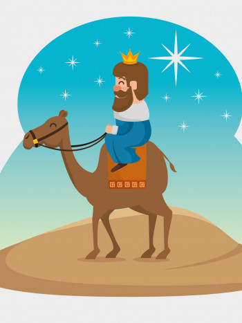 Soñar con el Rey Mago Gaspar: el límite es el cielo