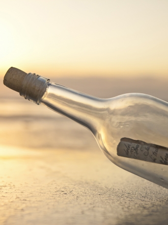 Mensaje en una botella: regala una carta de amor