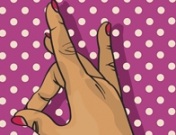 Uñas de lunares, manicura a la última