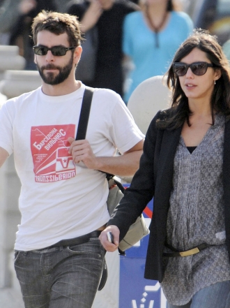 Trinidad Oteros, mujer de Eduardo Noriega, embarazada de su primer hijo