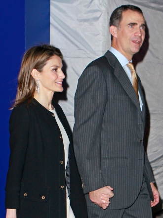 Letizia y el Príncipe Felipe rompen con los rumores de crisis a base de arrumacos
