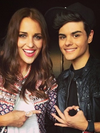 La versión más adolescente de Paula Echevarría: Abraham Mateo, su ídolo