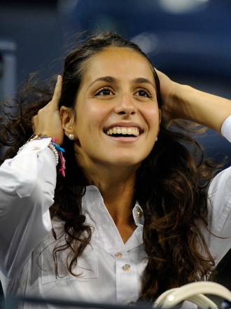 Xisca Perelló, la novia de Rafa Nadal, su amuleto en Roland Garros