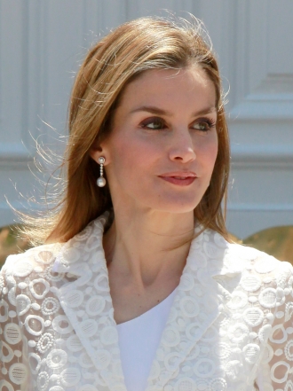El look de Letizia en su coronación como Reina de España