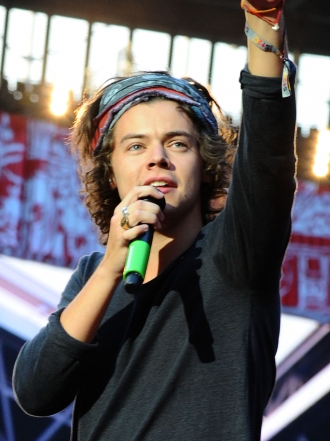 Harry Styles de One Direction, dispuesto a lamerle todo a una fan
