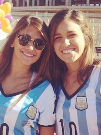 Antonella Roccuzzo, novia de Messi y la fan más sexy de Argentina