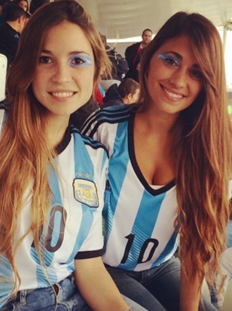 Antonella Roccuzzo, novia de Messi, la argentina más 'hot' de la final del Mundial