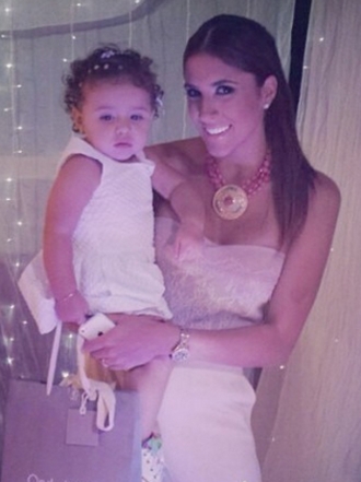 Daniela Ospina y Salomé, la esposa y la hija de James Rodríguez, sus mejores regalos