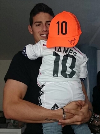 Daniela Ospina, esposa de James Rodríguez, y su hija ya tienen el 10 del Real Madrid