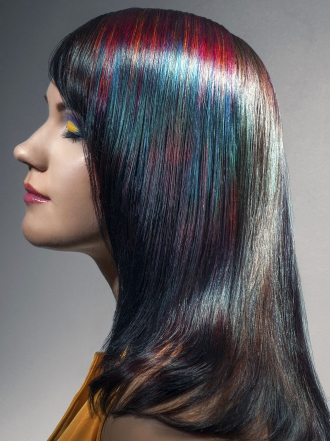 Peinados de colores: un arcoíris en tu pelo