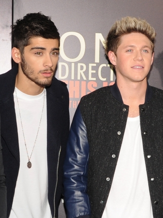 Niall Horan y Zayn Malik, de One Direction, en versión de lujo