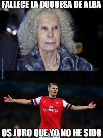 Twitter homenajea a la Duquesa de Alba con su ya clásico humor negro