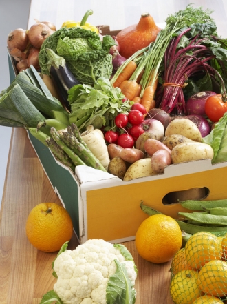 Dieta detox mixta de verduras y frutas