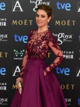 Clara Lago, Blanca Suárez... las famosas escogen el marsala en los Goya 2015