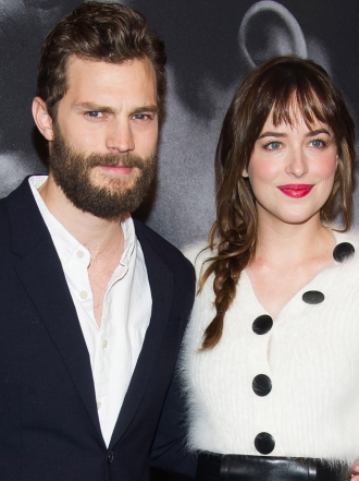 Dakota Johnson y Jamie Dornan, cómplices en la promoción de 50 sombras