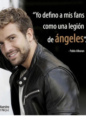 Los ángeles de Pablo Alborán, sus fans
