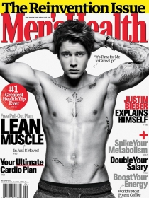 Justin Bieber presume de cuerpo en la revista Men's Health