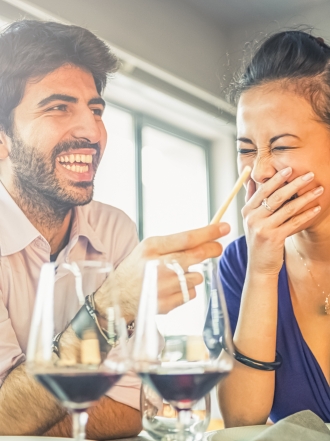 Frases de amor divertidas: un te amo de risa