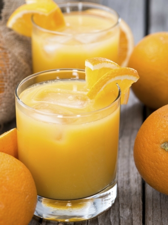 Zumos detox con naranja