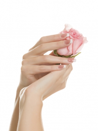 Cómo hacer uñas de gel con flores secas