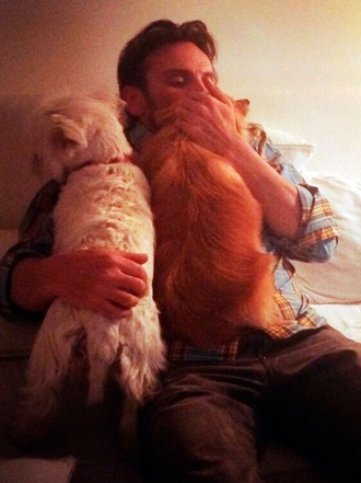 Perros de famosos: la Pomerania y Terrier de Fernando Tejero