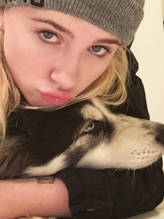Perros de famosos: Kota, el Husky siberiano de Ireland Baldwin